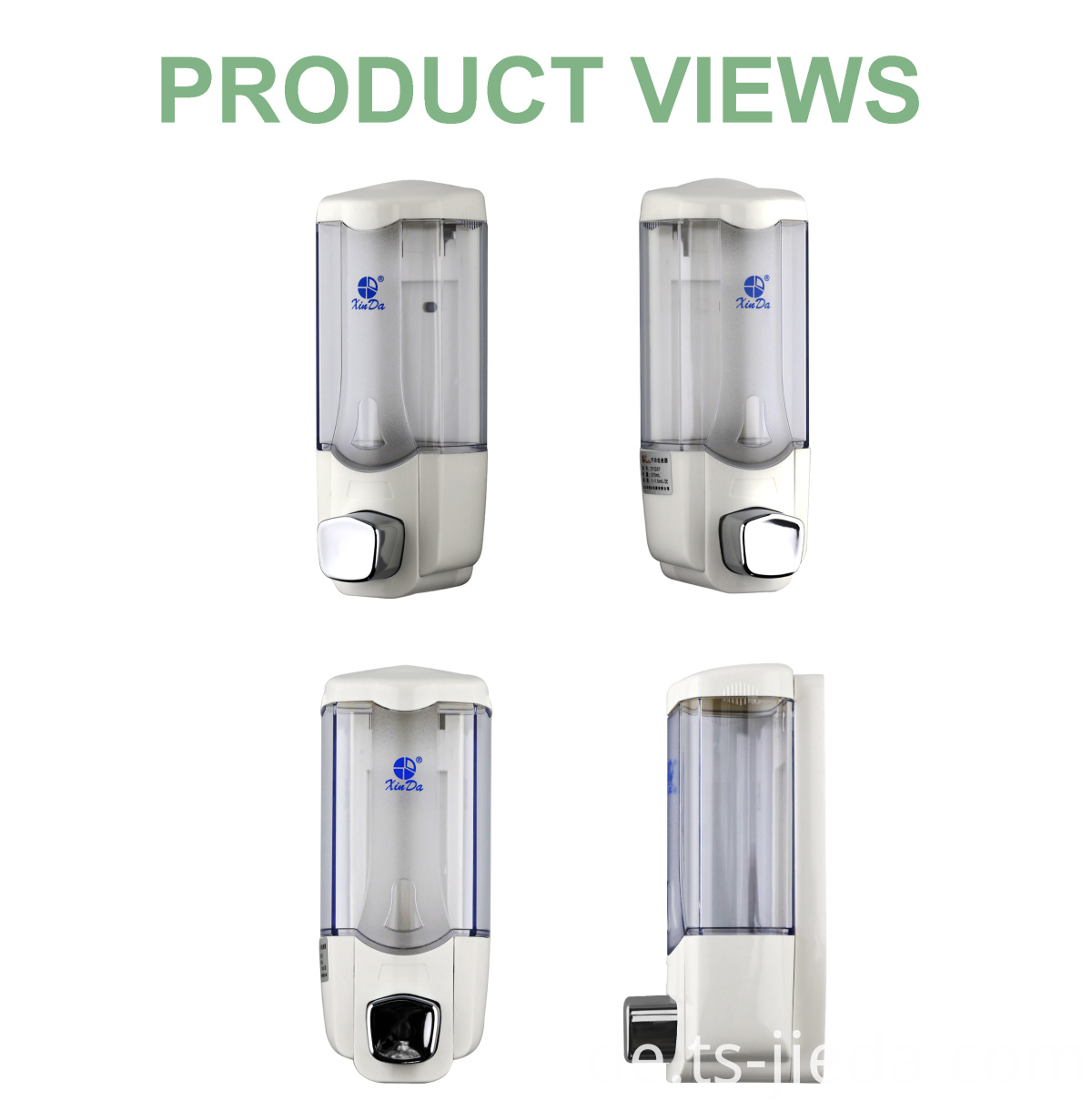 Seifenspender im Druckknopfstil für mehr Komfort Push button style Soap dispenser for convenience